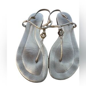 Metallic Sandals tory burch